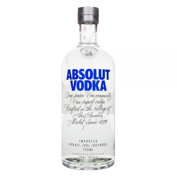 Vodka Absolut Vodka Absolut Vodka 750ml