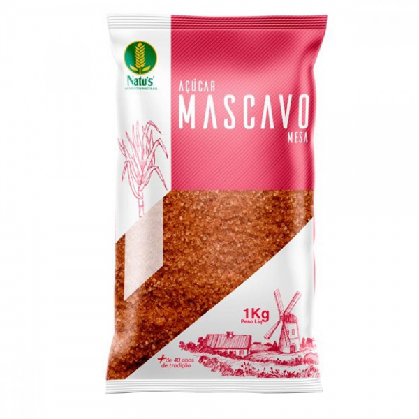 Açúcar Mascavo Natu's 1Kg