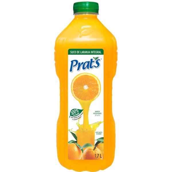 Suco de Laranja Prats 1,7l Suco Prats Laranja Integral 1,5l - Imagem 1