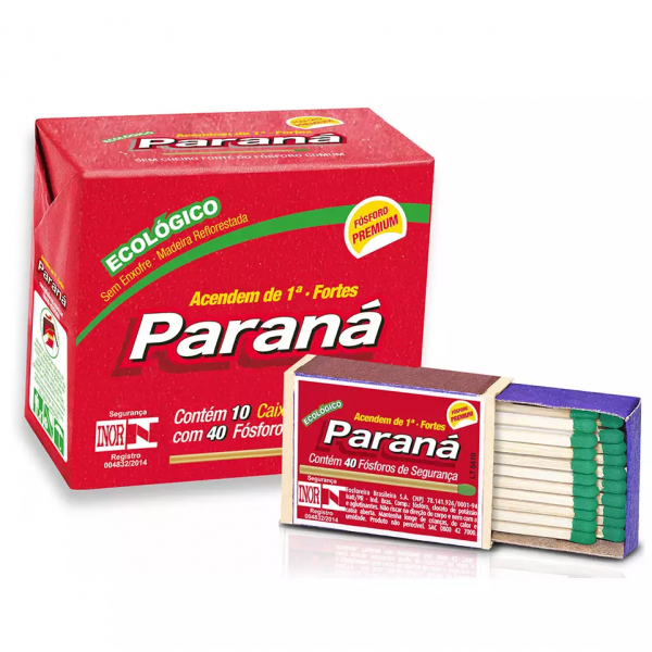 Fosforos Parana Fósforo Premium Ecológico Paraná
