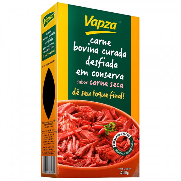 Carne Bovina Curada Desfiada em Conserva 400g