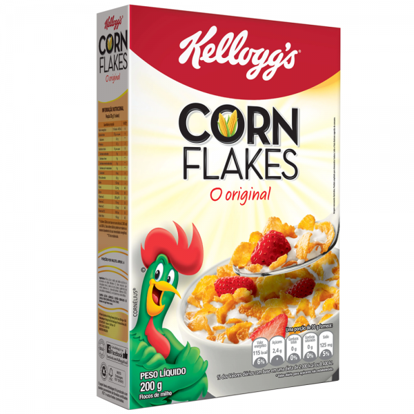 Cereal Kellogs Corn Flakes Cereais Kellogg's Corn Flakes 200g