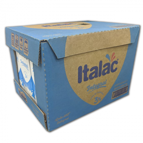 Leite Italac 12 Leite Integral Italac 1l Caixa Com 12