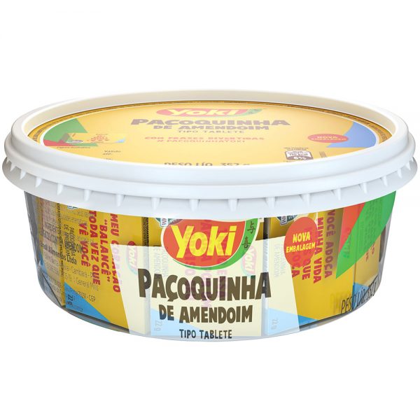 Paçoquinha de Amendoim Tipo Tablete Yoki 352g