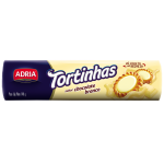 Biscoito com Recheio Sabor Chocolate Branco Tortinhas Adria 140g