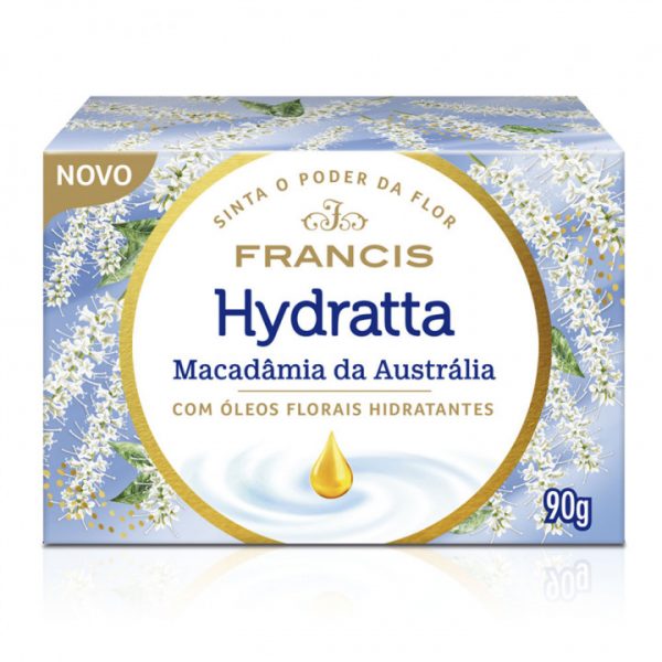 FRANCIS HYDRATTA MACADAMIA 90G Sabonete Francis Hydratta Macadâmia da Austrália 90g