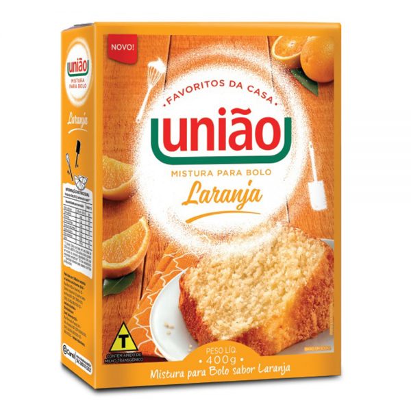 MISTURA-BOLO-UNIAO-400G-LARANJA Mistura Para Bolo de Laranja União 400g