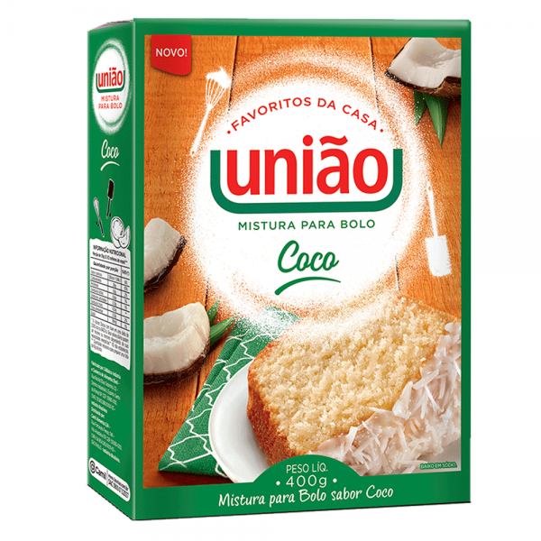 União Coco Mistura Para Bolo de Coco União 400g