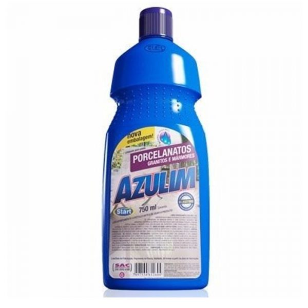 limpa_porcelanato_750ml Limpador para Pisos Azulim Lavanda 750ml