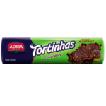 Biscoito com Recheio Sabor Bridadeiro Tortinhas Adria 140g