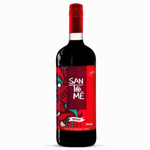 Vinho de Mesa Tinto Suave Santomé 750ml