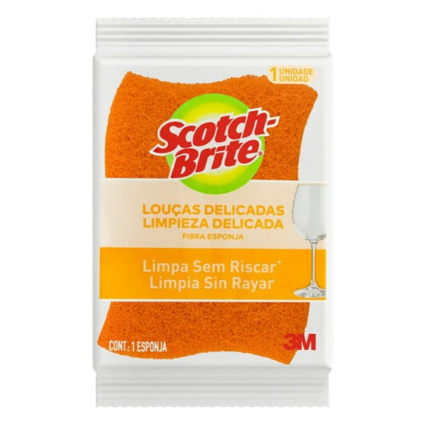 Esponja Scotch-Brite Louças Delicadas