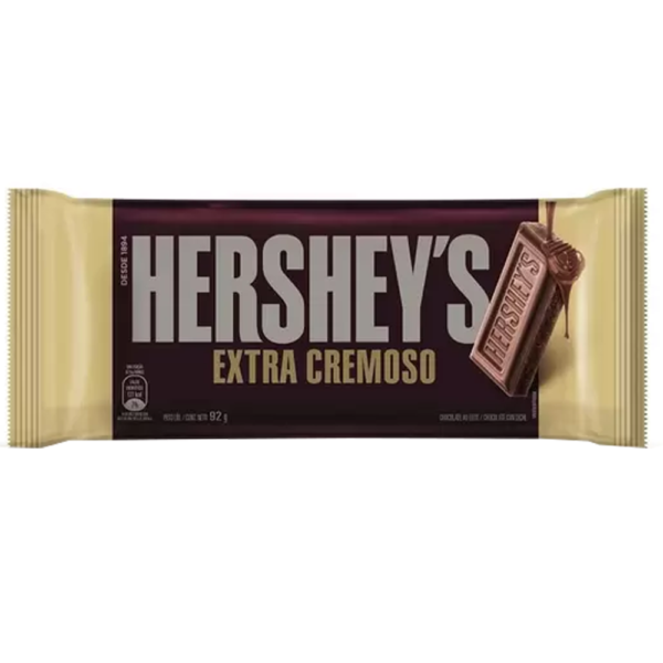 Hershey's Cremoso Barra de Chocolate Extra Cremoso Hershey's 92g