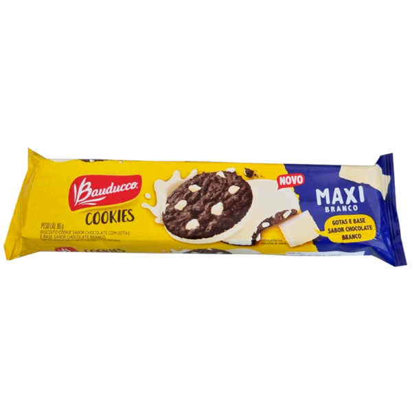 Biscoito Cookies Bauducco Biscoito Cookies Bauducco Maxi Branco 96g