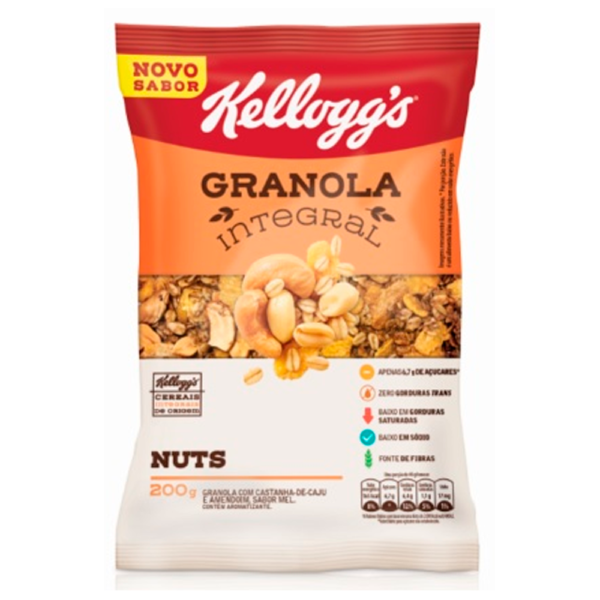 Granola Integral Nuts Kellogg's 200g