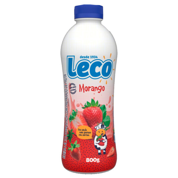Iogurte Leco Morango 800g