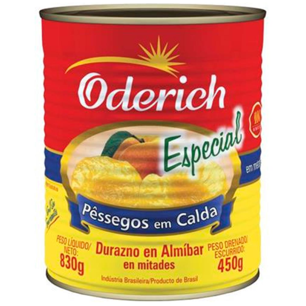 Pêssego em Calda Oderich 450g