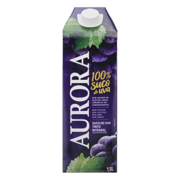 Suco de Uva Aurora Integral Caixa 1,5l