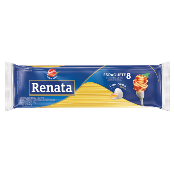 Macarrão Espaguete Renata n°8 500g