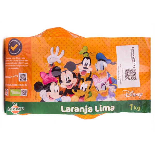 Laranja Lima Disney Pacote 1Kg