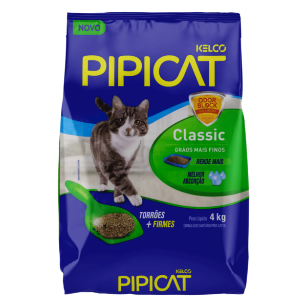 Areia de Gato Pipicat 4Kg Areia de Gato Pipicat 4Kg