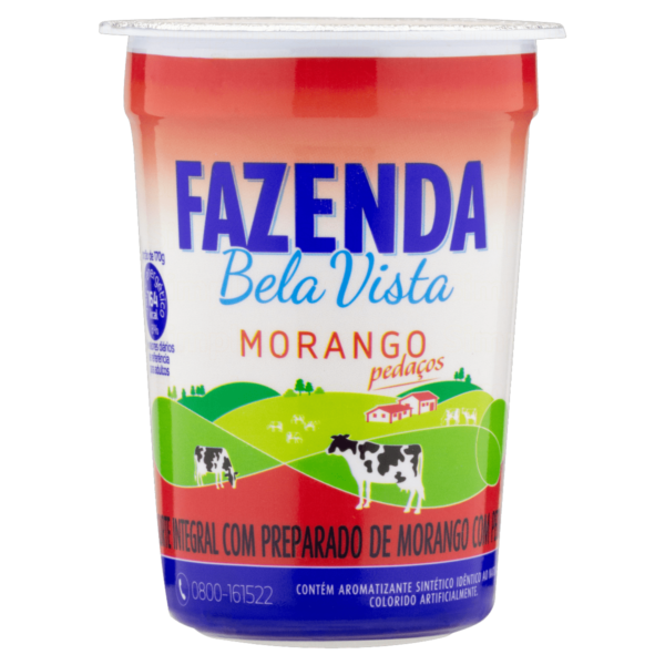 Iogurte Morango Fazenda Bela Vista 170g