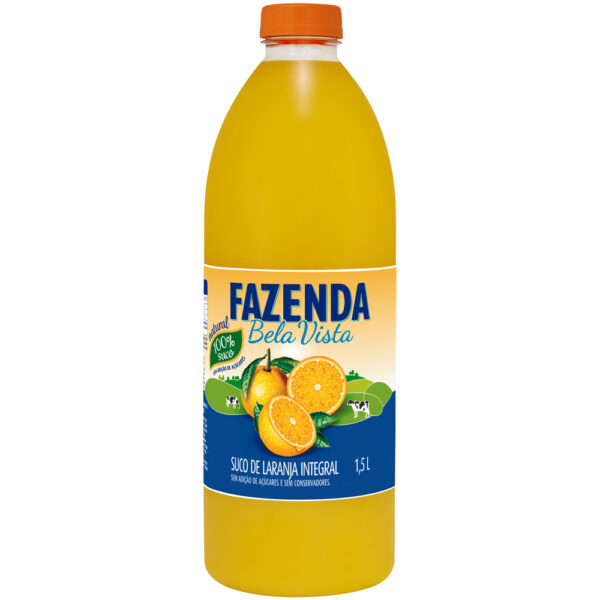 3 Suco de Laranja Integral Fazenda Bela Vista 1,5l