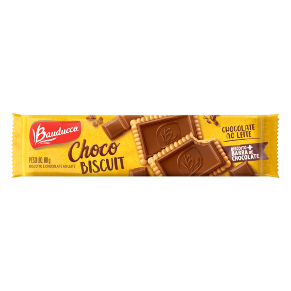 Bisc. Bauducco Choco Biscuit 80g