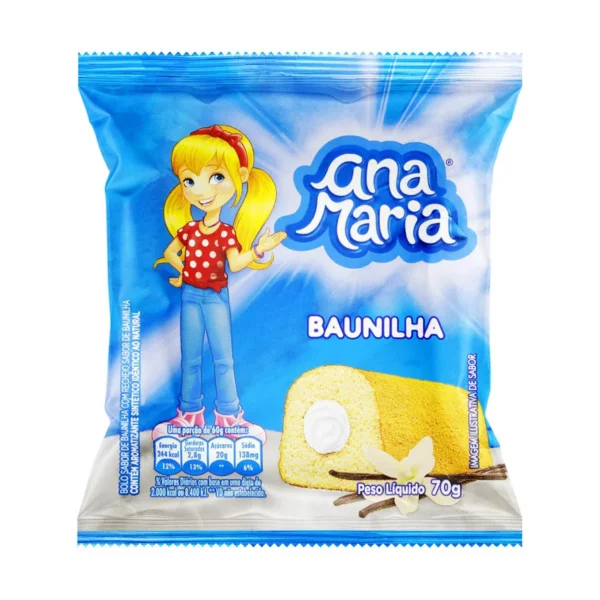 Bolo Ana Maria Baunilha 70g