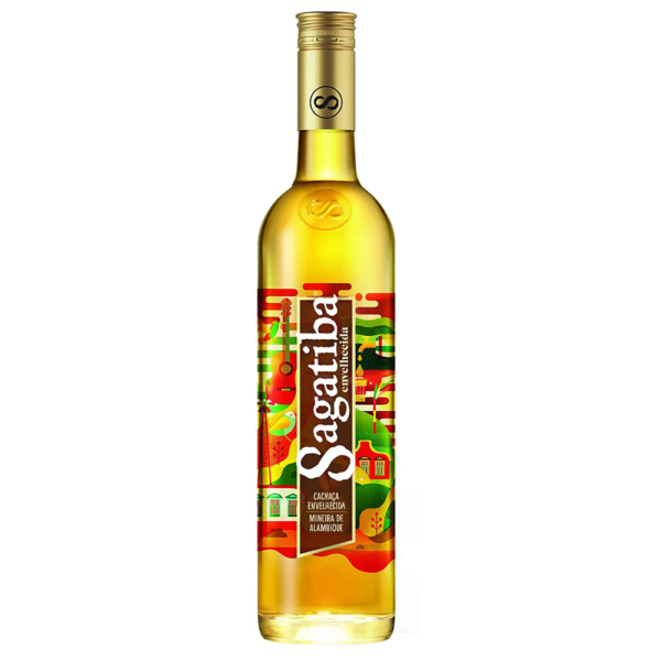 Cachaça Sagatiba Envelhecida 970ml Cachaça Envelhecida Sagatiba 700ml