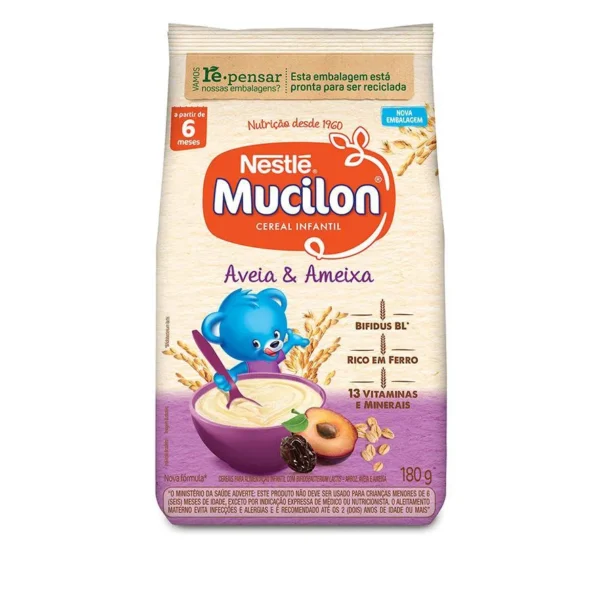 MUCILON AVEIA E AMEIXA 180 Mucilon Nestlé Aveia/Ameixa 180g