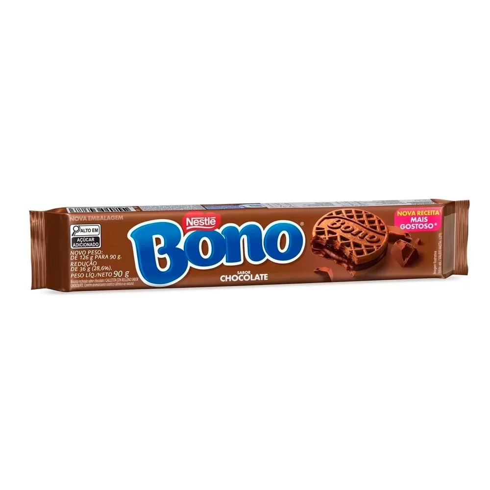 bono Biscoito Bono Chocolate 90g - Imagem 1