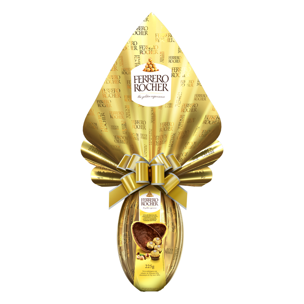 ovo ferrero rocher 2325 7898024397199 OVO DE PASCOA FERRERO ROCHER 225GR - Imagem 1