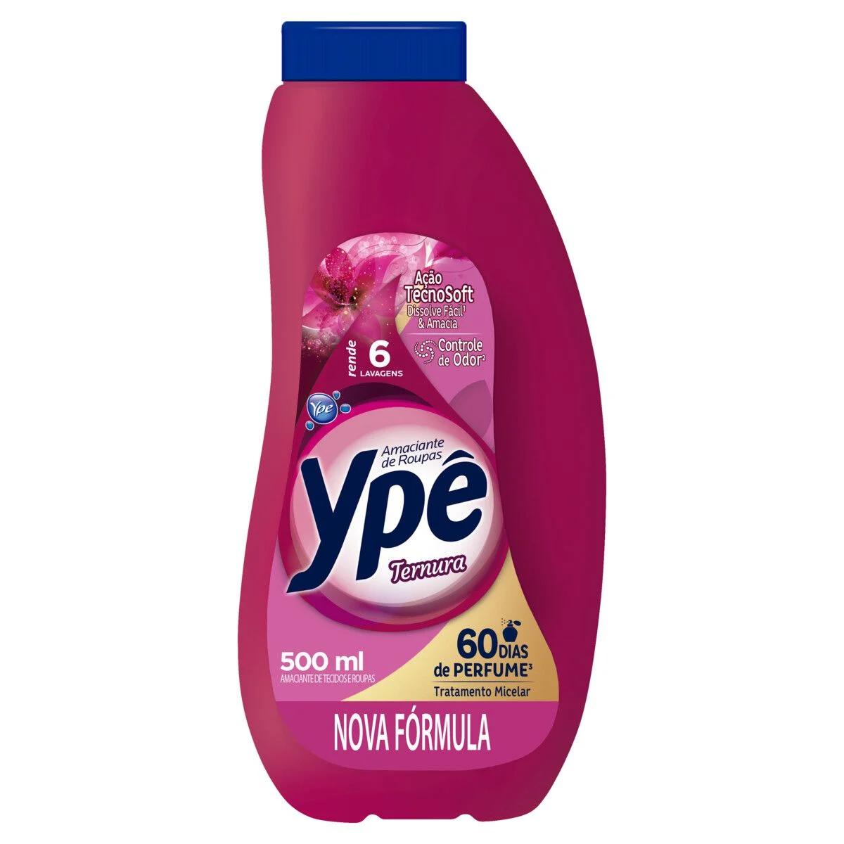 ype Amaciante De Roupas Ypê Ternura 500ml - Imagem 1