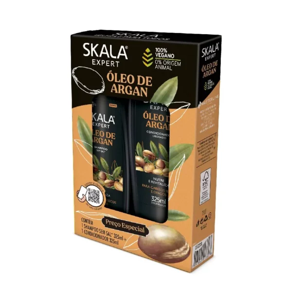 108324-15 Kit Skala Shampoo e Condicionador Óleo de Argan 325ml