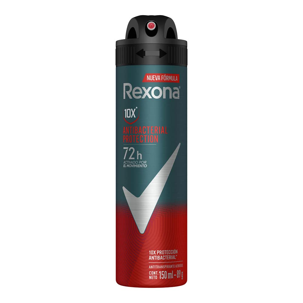 51fUDvVH+PL Desodorante Rexona Antibacterial 150ml - Imagem 1