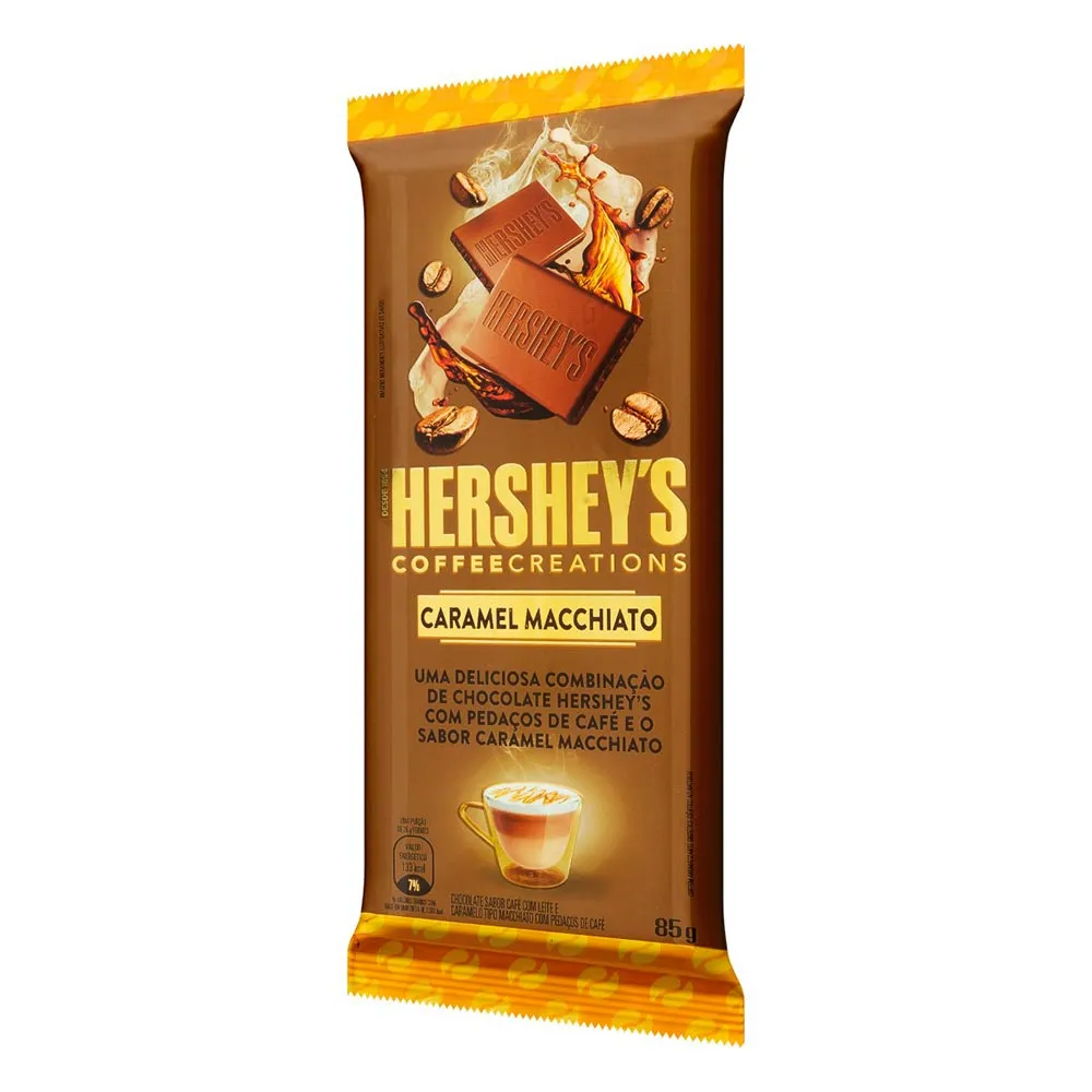 808822---Chocolate-Hersheys-Coffe-Creations-Caramel-Macchiato-85g-2 Chocolate Hershey's Coffe Caramelo Macchiato 85g - Imagem 1