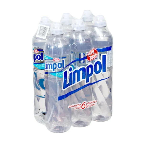Detergente Limpol Cristal Pacote com 6un