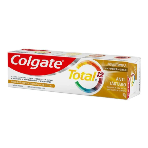 Creme Dental Colgate Total 12 AntiTártaro 90g