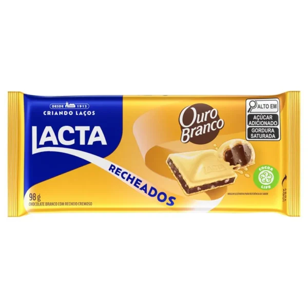 ouro Chocolate Lacta Ouro Branco 98g