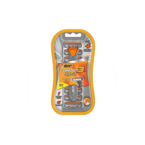 7480425793_1 Aparelho de Barbear Bic Comfort3 Hybrid