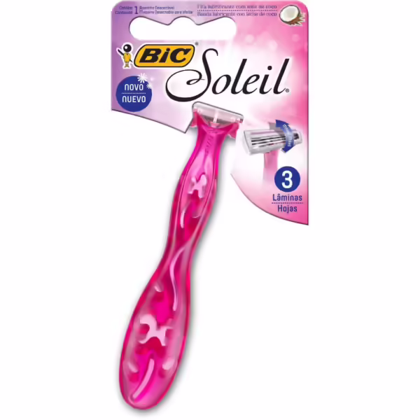 Aparelho de Barbear Bic Soleil Rosa