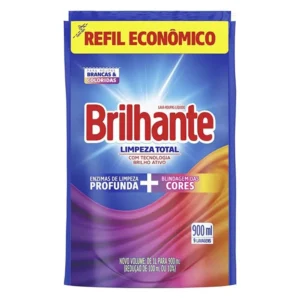 Lava Roupas Brilhante Líquido Refil 900ml