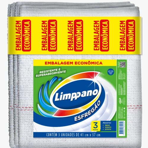 Esfregão Limpano C/3un