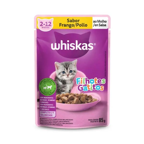 Ração Whiskas Frango 85g