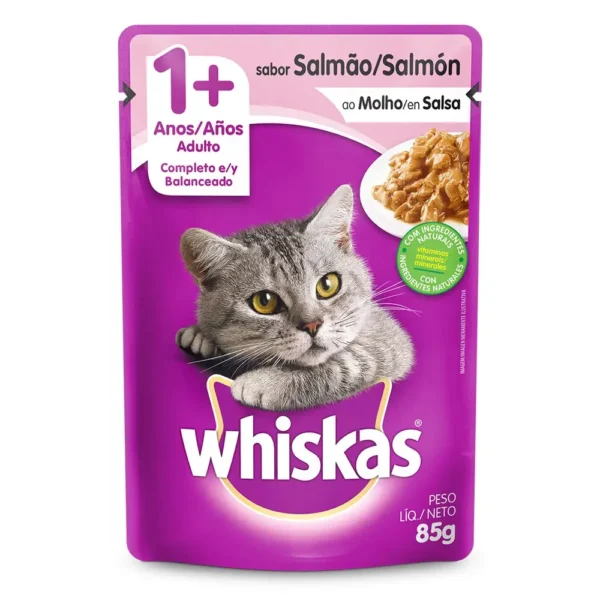 Ração Whiskas Salmão 85g