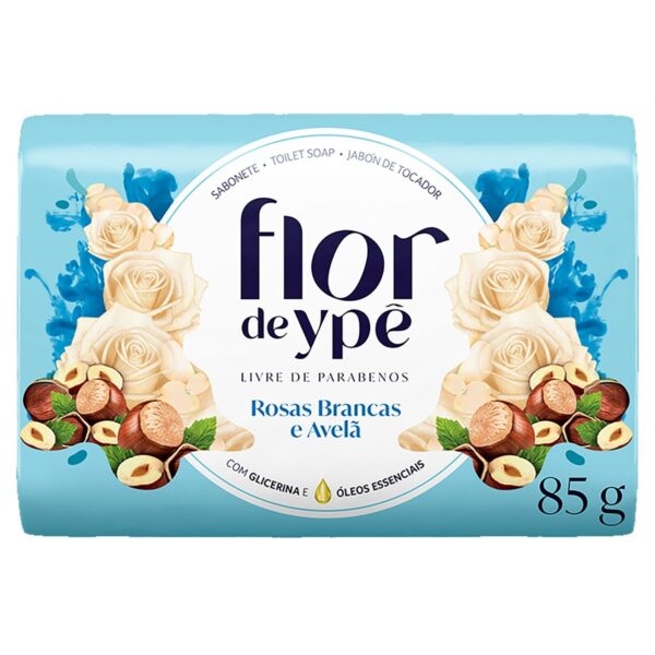 Sabonete Flor De Ypê Rosas Brancas 85g