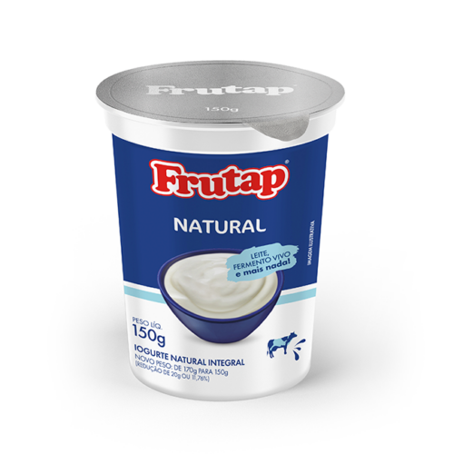FRUTAP_IOGURTE-NATURAL-150G Iogurte Natural Frutap 150g