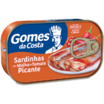 Sardinhas com molho de tomate picante Gomes, 125g