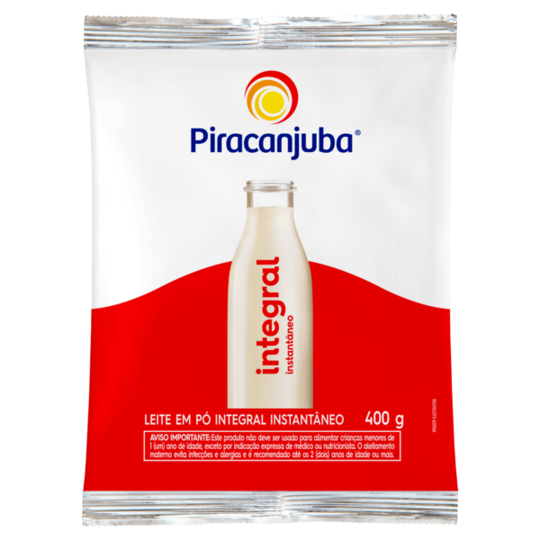 Leite-em-Po-Integral-Instantaneo-Piracanjuba-400g Leite em pó Piracanjuba Int.Inst 400g